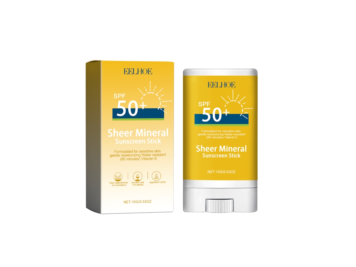 Barra protectora solar iluminadora e hidratante