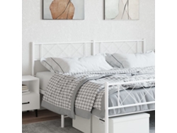 Cabecero De Metal Blanco 200 Cm