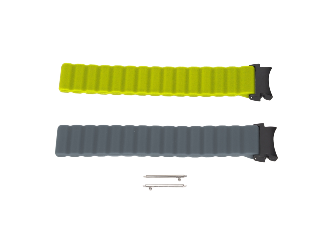 2 Pcs Correa De Reloj Magnética De Silicona Bidireccional Para Samsung (ajustable)