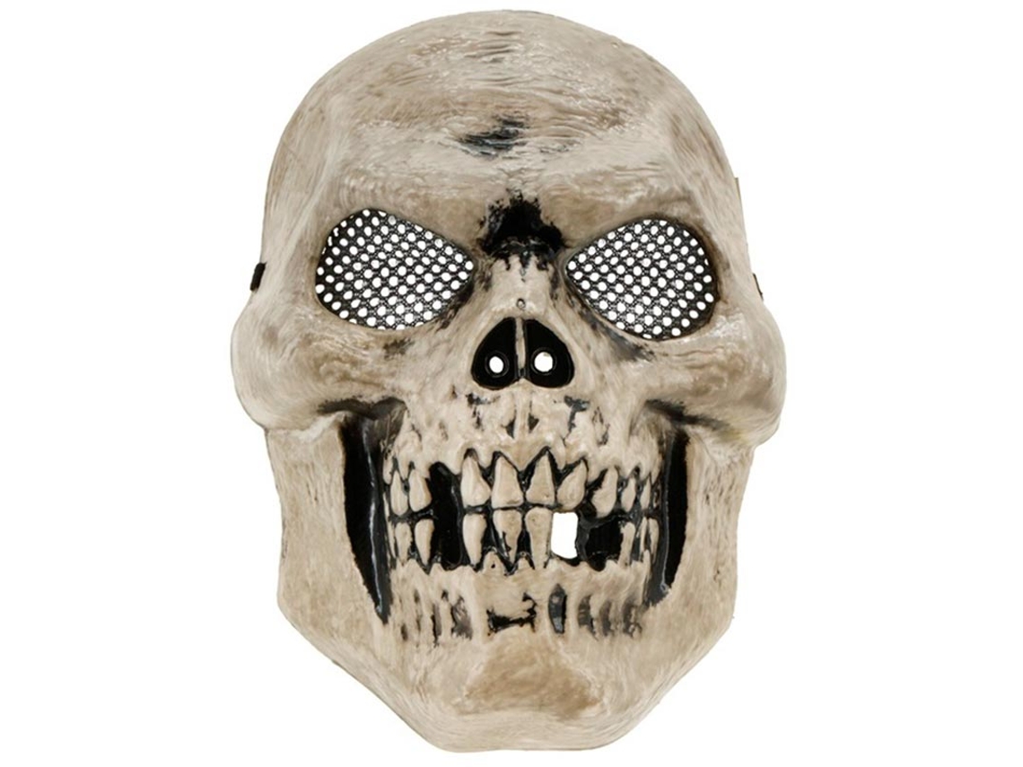 Máscara de calavera sin dientes