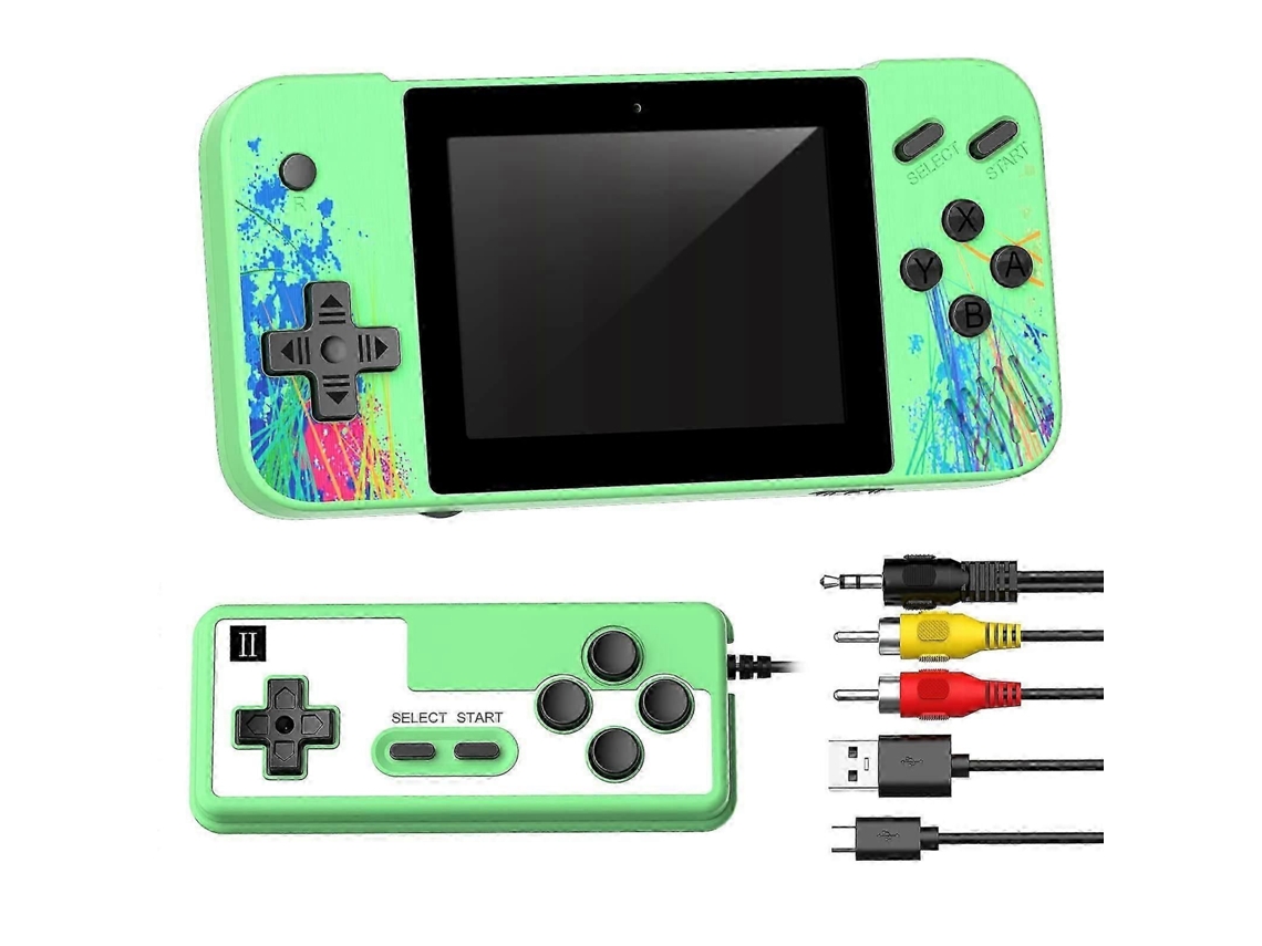 Consola de juegos portátil GOKOCO con 800 juegos, recargable y conexión a TV.