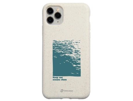 Funda Móvil Oficial Compostable Base para iPhone 11 Pro Max PHONECASES3D Blanco