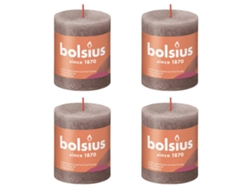 Vela BOLSIUS Gris Topo Parafina (6.8 x 8 cm)