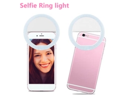 Anillo De Luz Led Para Selfies, Luz De Relleno Para Teléfonos Móviles, Carga Usb.