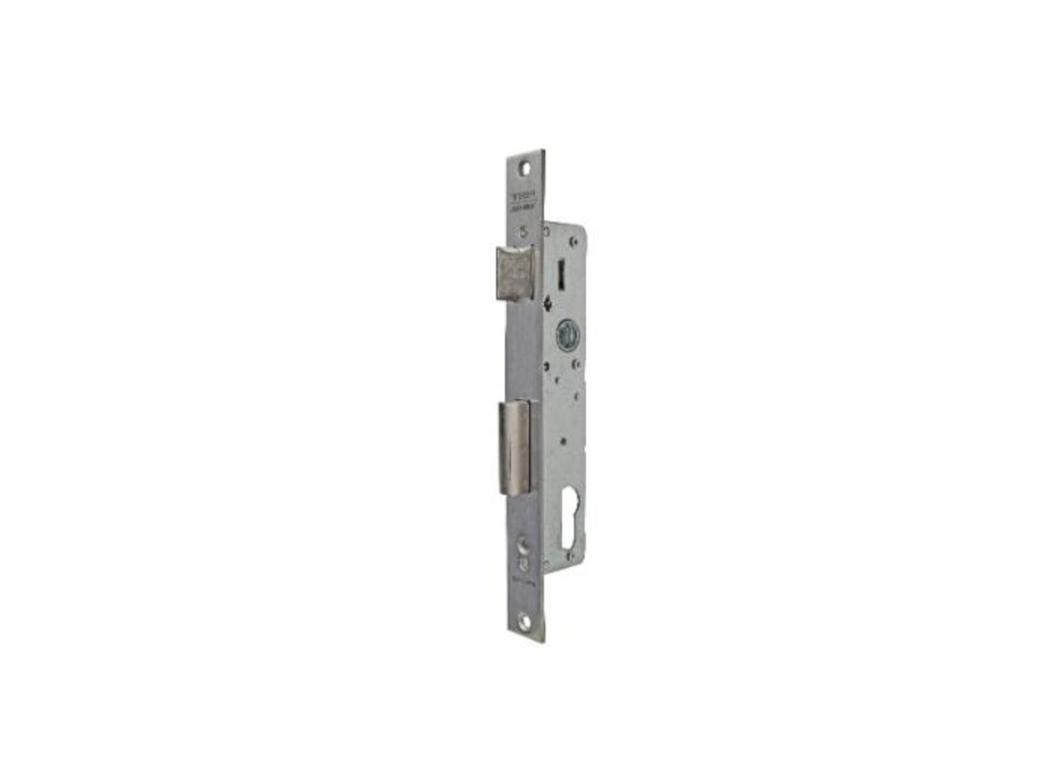 Cerradura Monopunto Corredera Sable 2210 Sin Cilindro Picaporte Reversible Entrada 20Mm Acabado Acero Inoxidable TESA
