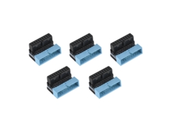 5 Conectores Internos Usb 3.0 De 19 Pines Para Placa Base Con Ángulo De 90 Grados