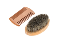 Kit de cuidado de barba para hombre con cepillo y peine para el cuidado facial Tienda Jinyubo