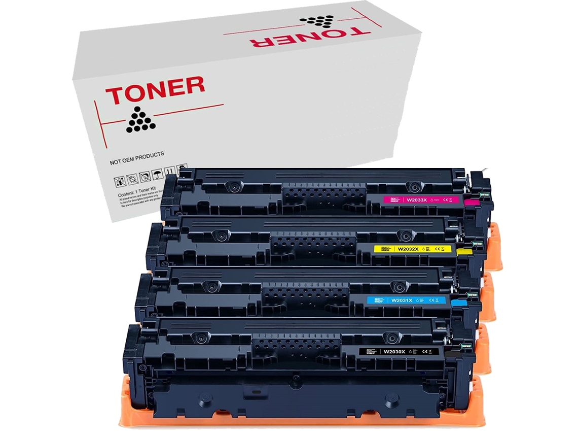 Juego 4 Tóners 415X - 415A (Negro, Ciano, Magenta y Amarillo)