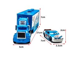 Set takara tomy pixar car 3 jackson mack uncle truck 1:55 diecast metal car model toy boy christmas gift