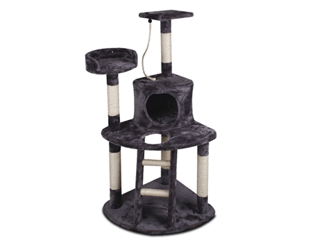 Rascador para Gatos URBAN LIVING Gris (50x50x132 cm)