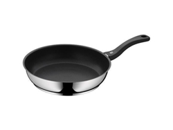 WMF 733686299 Sartén de acero inoxidable de 28 cm, apta para todo tipo de cocinas