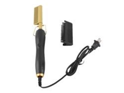 Pechuga Eléctrica Multifuncional Para Alisar Y Rizar El Cabello Plancha Rizo Cepillo Caliente