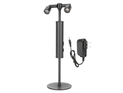 Lámpara de escritorio LED Palo Alto 2026 con interruptor táctil, luz blanca y doble enfoque para lectura y decoración.