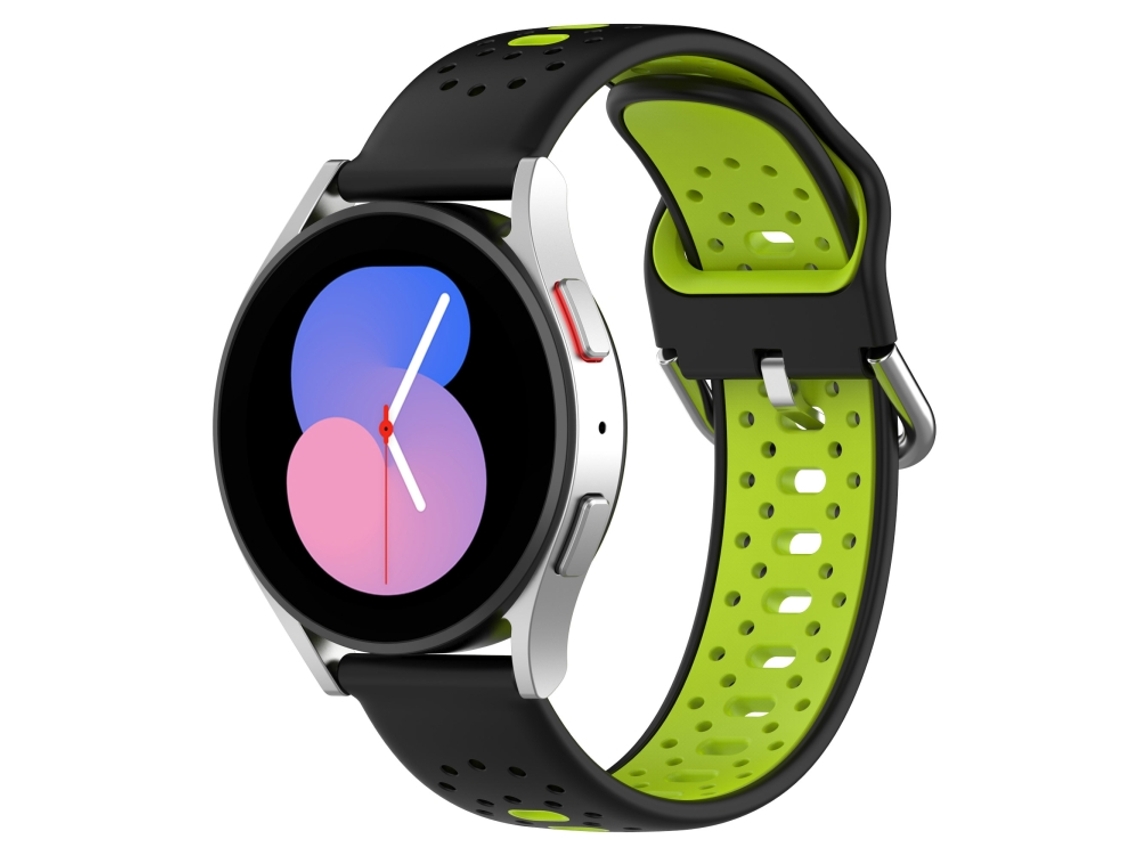 Correa para Samsung Galaxy Watch 5 (40 mm) - Silicona transpirable, dos colores (20 mm)