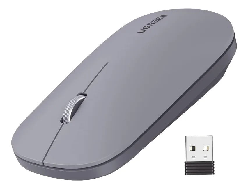 Ratón inalámbrico ultrafino Ugreen de 2,4 GHz con alcance de 10 m Mvayotoy
