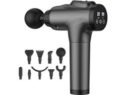 Pistola De Masaje, Masajeador Eléctrico De Tejido Profundo Para Atletas Con 30 Niveles De Velocidad Y 9 Cabezales Portátiles.