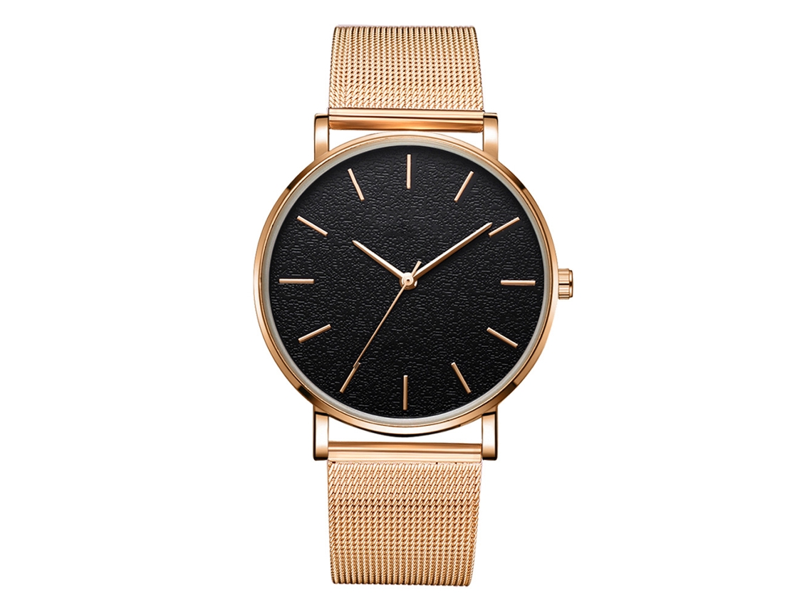 Reloj De Pulsera Analógico De Cuarzo Con Esfera Redonda, Moderno Y Duradero Para Uso Diario.