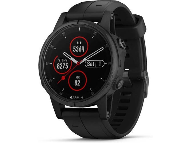 Reloj deportivo GARMIN Fenix 5S Plus (Bluetooth - Negro)