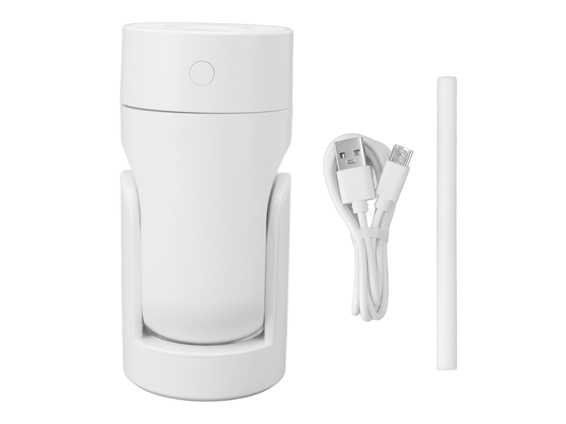 Mini humidificador portátil con pulverización automática y vapor frío USB para dormitorio y escritorio.