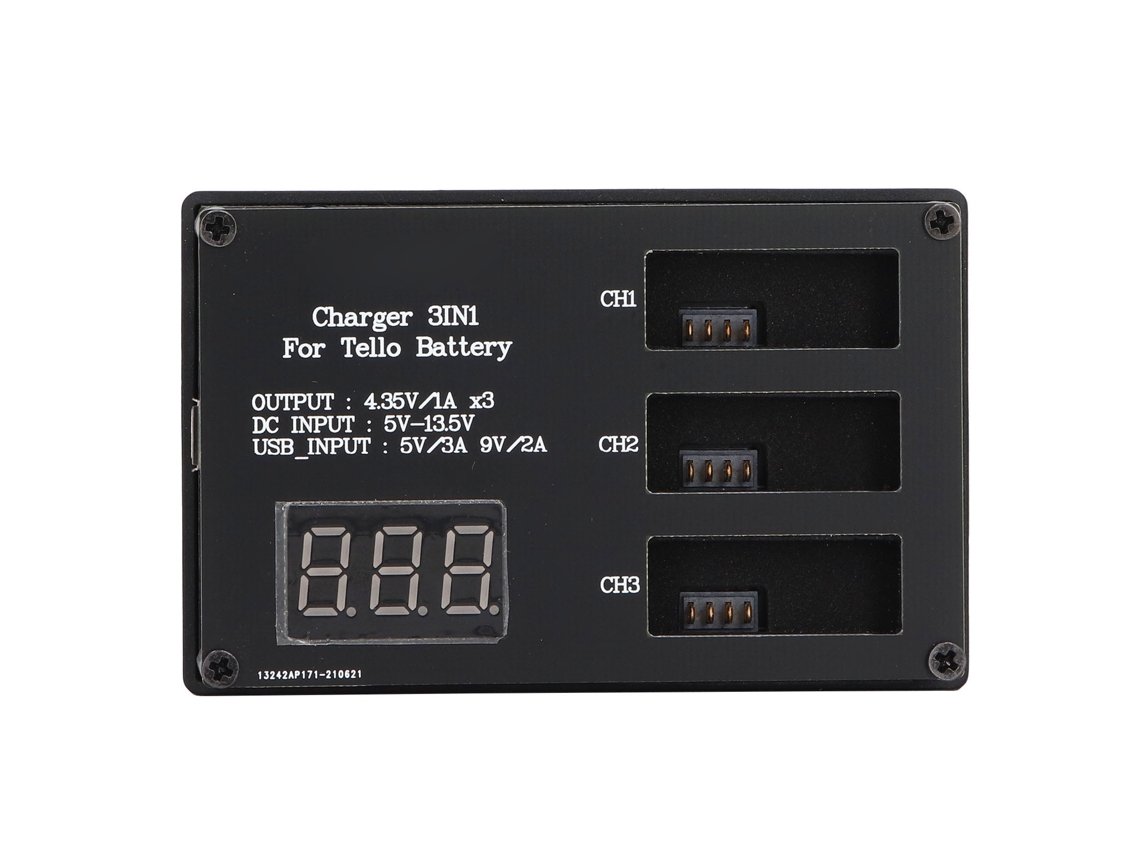 Cargador De Baterías Con 3 Puertos, Carga En Paralelo, Mantenedor De Equilibrio, Salida De Cc 4,35 V 3 A