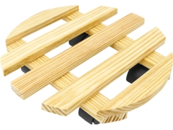 Plataforma de Carga PRIMEMATIK.COM Madeira (30cm - Con Ruedas)