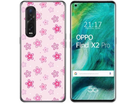 Carcasa Oppo Find X2 Pro TUMUNDOSMARTPHONE Flores Multicolor