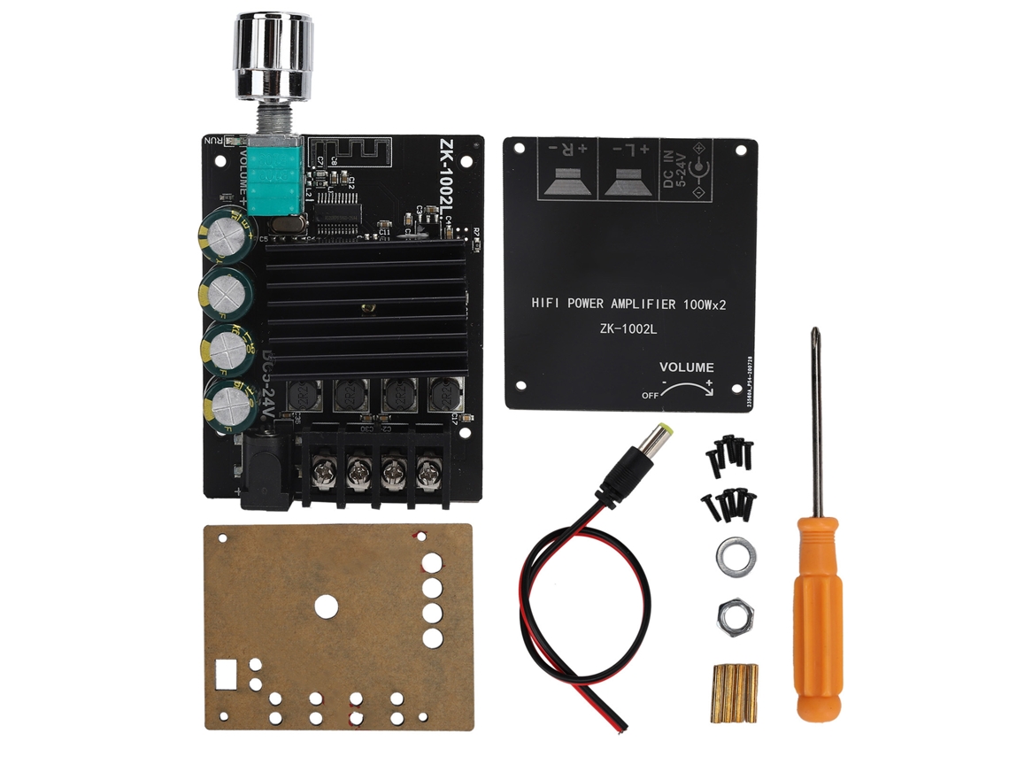 Placa amplificadora (Bluetooth 5.0, control de volumen)