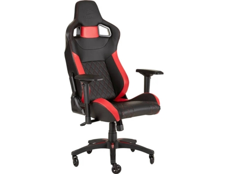 Silla Gaming CORSAIR T1 Race 2018 (Hasta 120 kg - Elevador a Gas Clase 4 - Negro y Rojo)