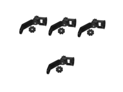 Soporte De Extensión Para Espejo Retrovisor De 4 Piezas Para Montaje De Teléfono, Fijación Universal