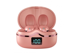 Auriculares Bluetooth True Wireless Wireless 5.0 Mini Binaural In-Ear Stereo Reducción de ruido con control táctil Cherry Blossom Pink