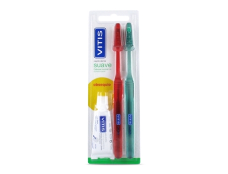 Cepillo de Dientes VITIS Dental Adulto Suave Duplo