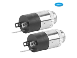 2026-as-20 Piezas Conector Jack De Audio Estéreo Femenino 3.5mm Con Tuerca Pj-392 Para Auriculares