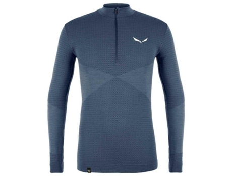 Camiseta de Hombre para Esquí SALEWA Zebru Responsive Azul (S)