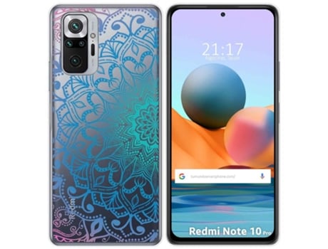 Carcasa Xiaomi Redmi Note 10 Pro TUMUNDOSMARTPHONE Dibujos Transparente Multicolor