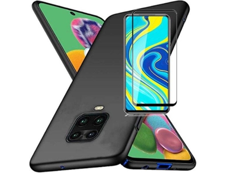 Kit Protector de Cristal Templado 5D Full Cover y Funda SlimShield Xiaomi Redmi Note 10 Lite PHONECARE Negro