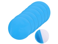 Kit de 20 parches adhesivos de PVC para barcos y boyas inflables. Reparación rápida y duradera de desgarros.