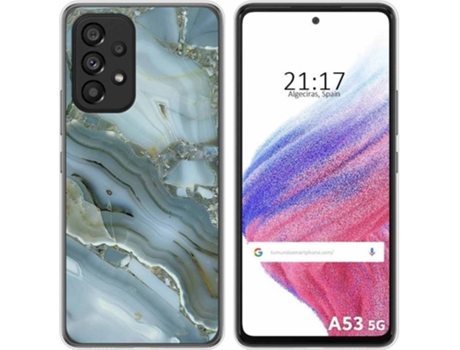 Carcasa para Samsung Galaxy A53 5G TUMUNDOSMARTPHONE Dibujos Mármol 09 Multicolor