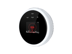 Detector De Fugas De Gas Wifi Alarma Para Hogar Cocina Caravana Rv Con App Tuya Pantalla Lcd Temperatura Voz Propano Natural