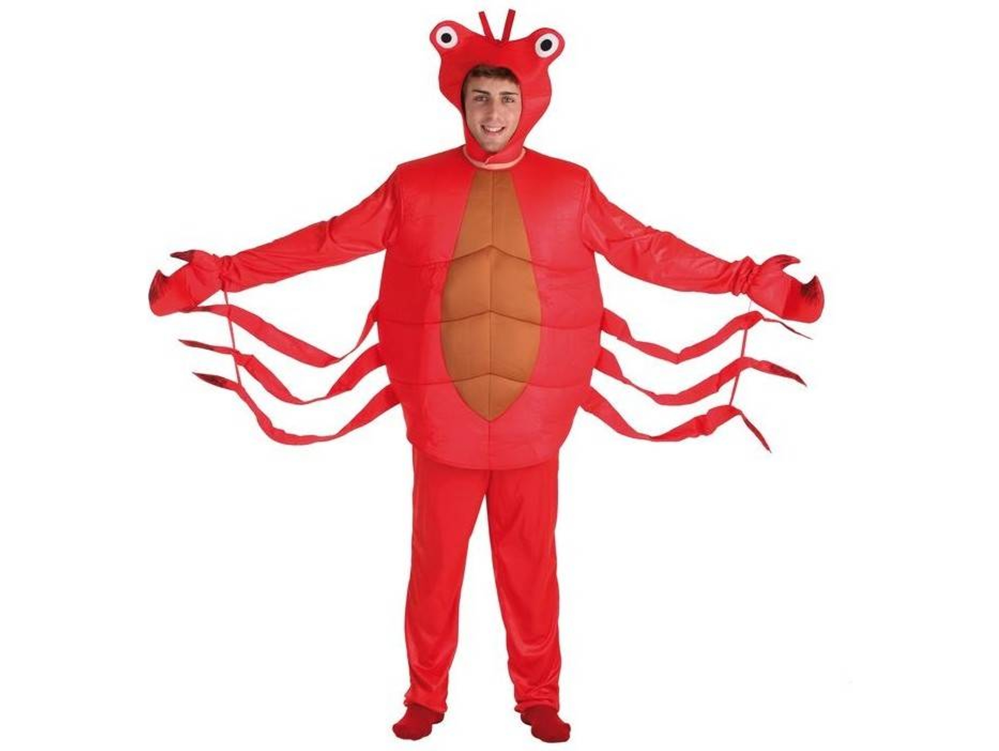 Disfraz Unisex TOPDISFARCES Cangrejo Rojo (Tam: L)