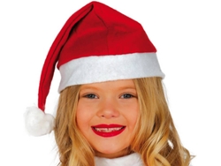 Sombrero DISFRAZZES Gorro De Papá Noel Infantil (Talla: Talla Universal)