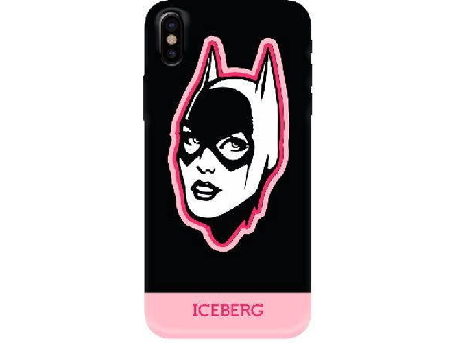 Funda iPhone X, XS ICEBERG Soft Comics Catwoman Rosa