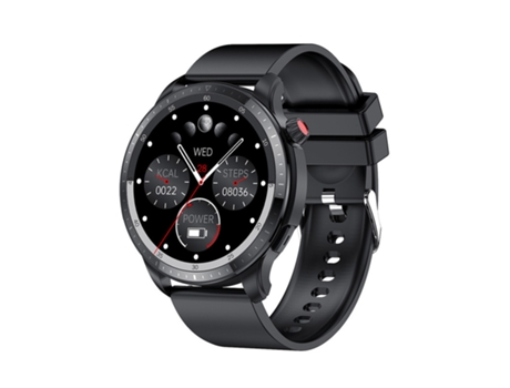 Reloj inteligente, 123 modos deportivos, tiempo de espera de 30 días, apto para iPhone y Android, negro VEANXIN