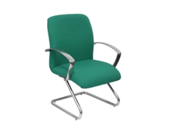 Silla de Confidente PYC Caudete Bali456 Verde Esmeralda