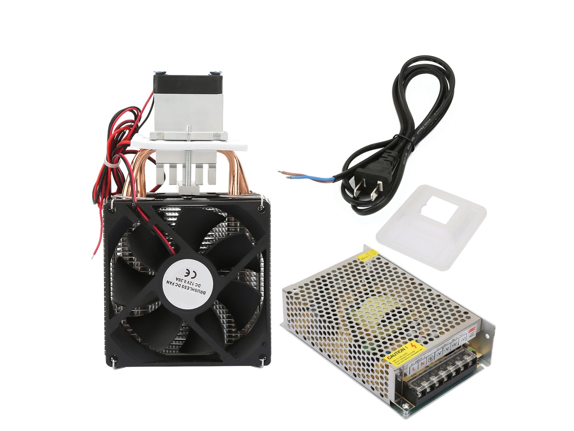 Kit de mini geladeira DIY com refrigerador semicondutor termoelétrico Veloriskku-Cc 12V 10A