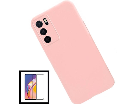 Kit Carcasa + Protector de Pantalla Oppo A54s PHONECARE Silicona Liquida