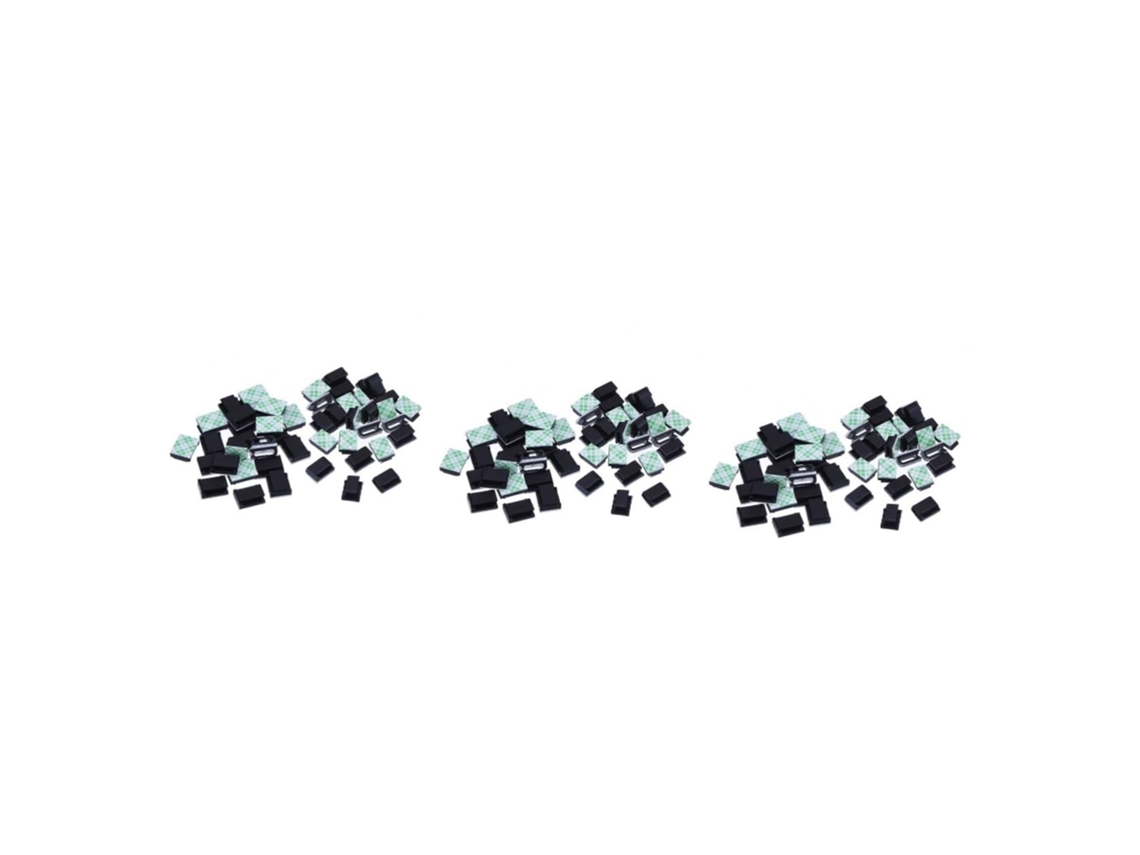 300 Bridas Para Cables Eléctricos Con Base Adhesiva