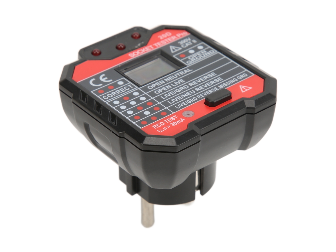Probador De Fugas En Enchufes 20d, Detector De Circuitos Eléctricos, Probador De Cables De Fase Y Neutro