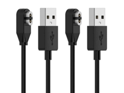 Cargador de auriculares para Aftershokz Aeropex As800, Shokz Openrun, Openrun Mini, Openrun Pro, Opencomm 2 paquetes 1 metro Siurn