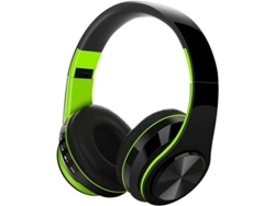 Auriculares Inalámbricos Supraaurales, Estéreo Hi-fi Bluetooth Y Auriculares Con Cable Con Micrófono, Ligeros.