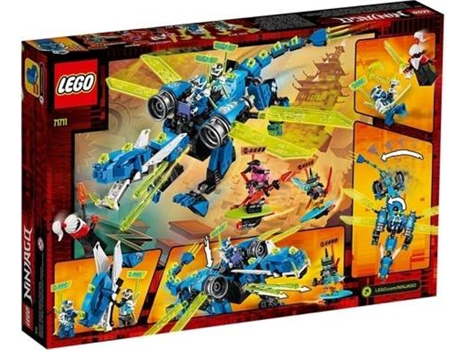 LEGO Ninjago: Ciberdragón de Jay - 71711 (Edad Mínima: 8 - 518 Piezas)